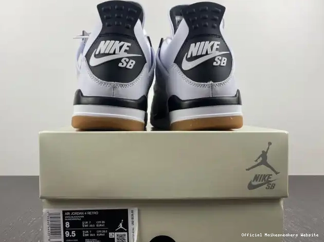 Official Maikesneakers Retro Jordan 4 SB DR5415-100 0511